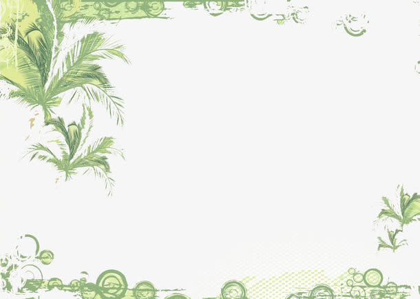 夏日边框免抠