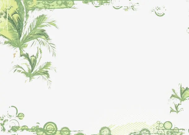 夏日边框免抠