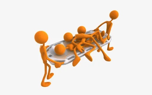 受伤的病人免抠