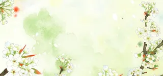 清新古风手绘背景高清