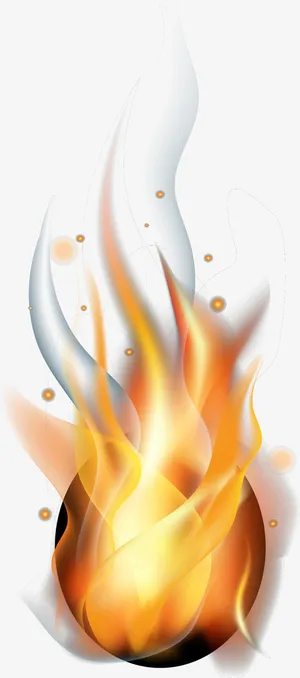 梦幻红色火焰免抠