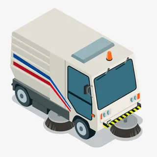 路面清扫车素材团啊免抠