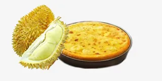 金枕榴莲果肉披萨免抠