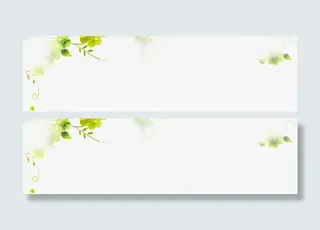 春天绿色叶子装饰免抠