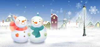 圣诞节卡通背景