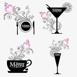 黑色时尚线条设计免抠