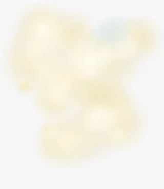 黄色梦幻光芒免抠