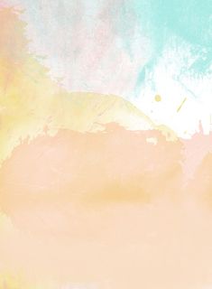 文艺清新淡黄色水彩插图高清