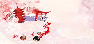 粉色樱花底纹质感淘宝天猫海报背景高清