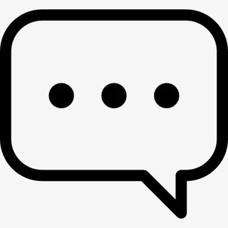 泡泡和省略图标免抠