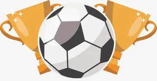 创意足球世界杯足球主题矢量素材免抠