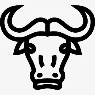 公牛面对角图标免抠图标元素