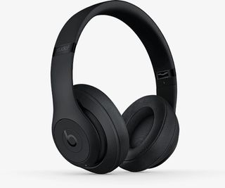 实物纯黑色魔声头戴式耳机免抠免抠