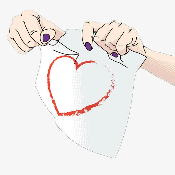 手绘撕裂纸张免抠