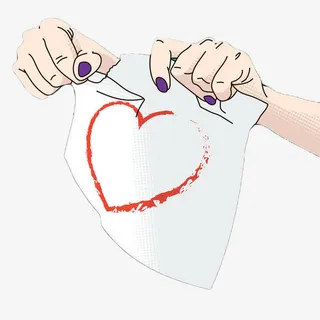 手绘撕裂纸张免抠