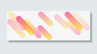 粉色卡通手绘美丽线条免抠