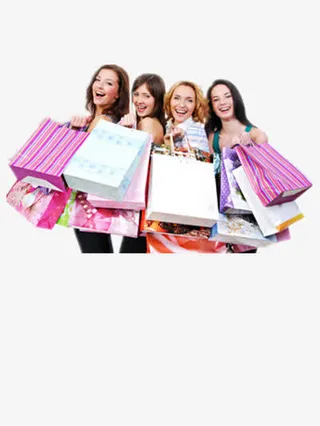 购物外国美女免抠