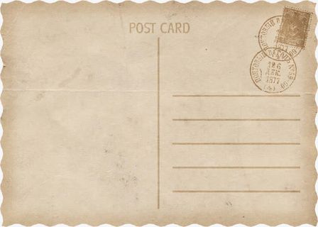 明信片素材免抠