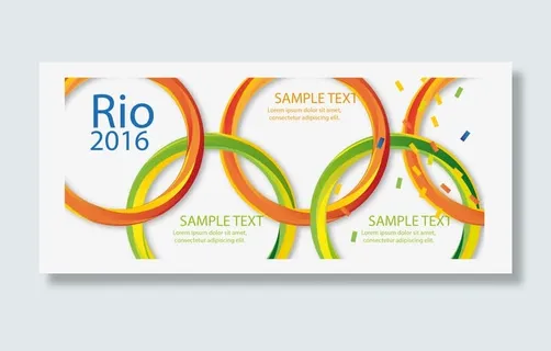 巴西里约奥运会装饰banner元素