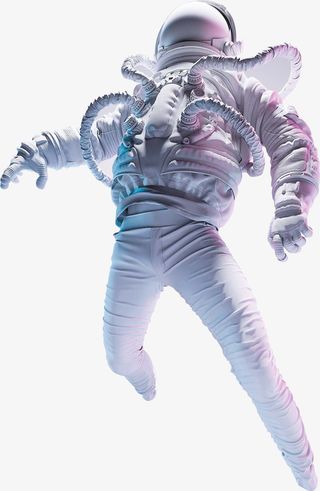 太空宇宙科技宇航员免抠