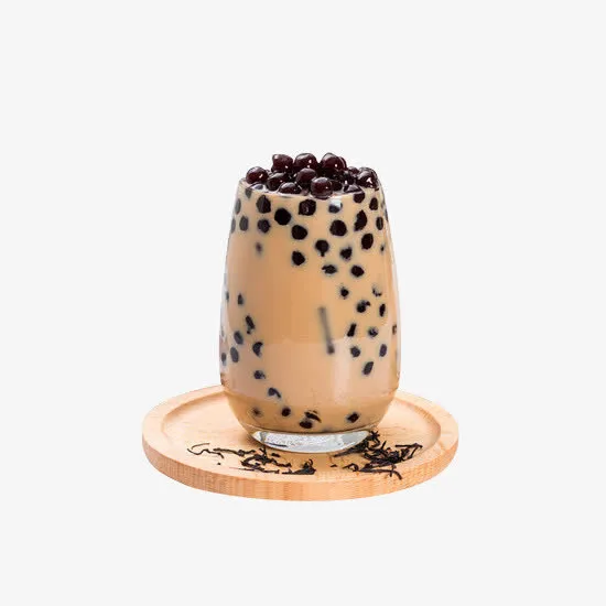 港式珍珠奶茶免抠