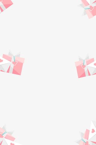 3D视觉效果礼品盒边框免抠