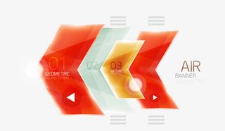 创意彩色箭头设计矢量素材免抠