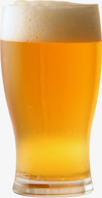 有泡泡的啤酒杯免抠