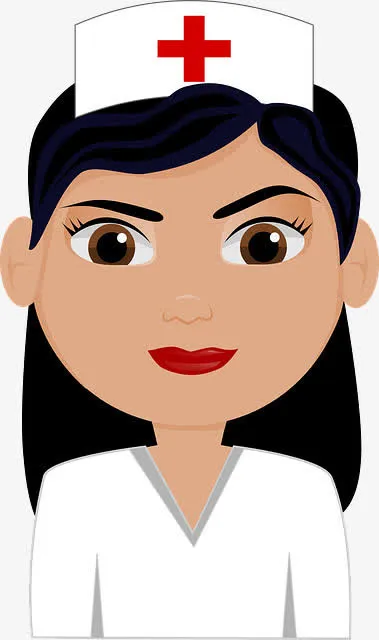 女医生手绘免抠
