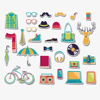时尚现代物品免抠