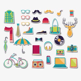 时尚现代物品免抠