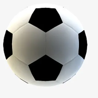 创意合成立体感足球效果免抠