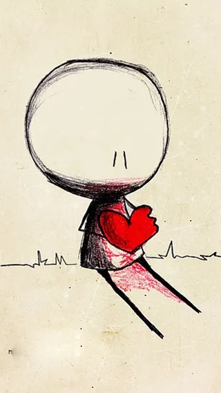 手绘卡通爱情H5背景高清