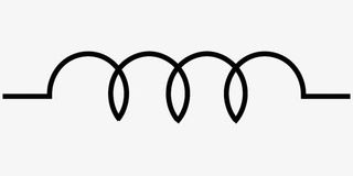 黑色电话线免抠