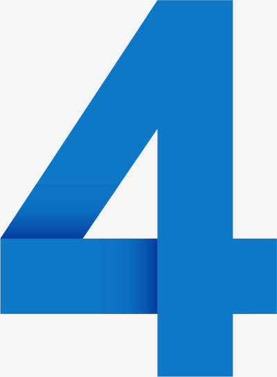 折纸数字3免抠