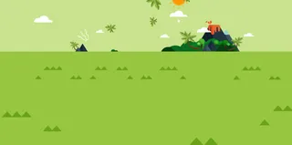 春天装饰全屏海报免抠