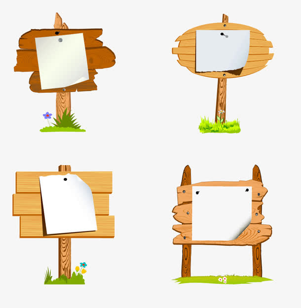 矢量指示牌免抠