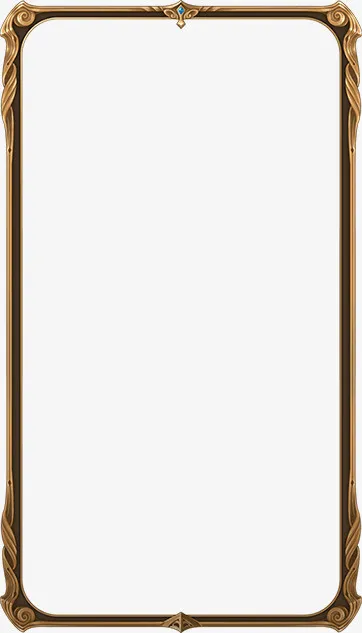 游戏提示 边框 华丽 质感免抠