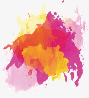 水彩自由音乐节宣传海报免抠