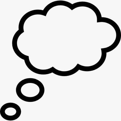 想象的气泡图标免抠