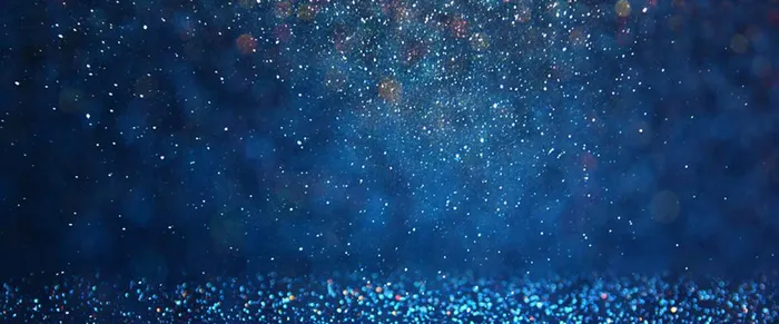 蓝色夜空粒子高清