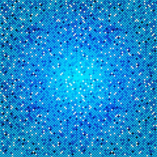 蓝色马赛克背景