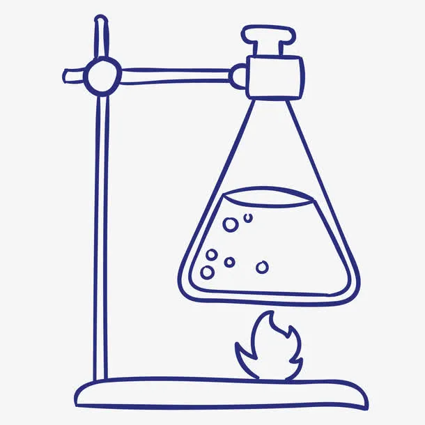加热反应图片ppt图片卡通免抠