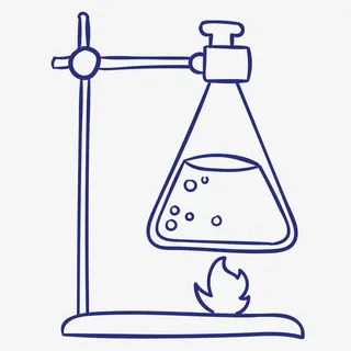 加热反应图片ppt图片卡通免抠