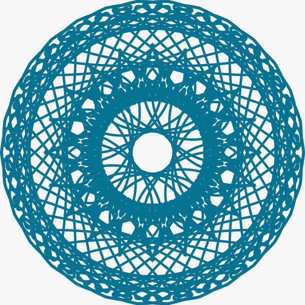矢量螺旋花纹底纹图免抠