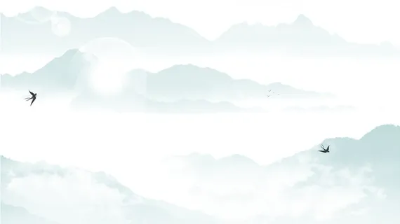 国潮干净背景高清