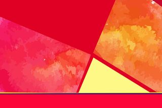 水彩几何红色背景素材高清