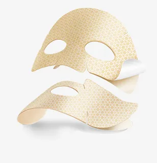 金色面膜模型免抠