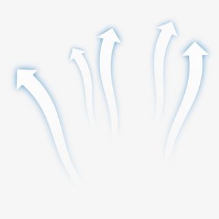 蓝色不规则箭头免抠漂浮其他元素