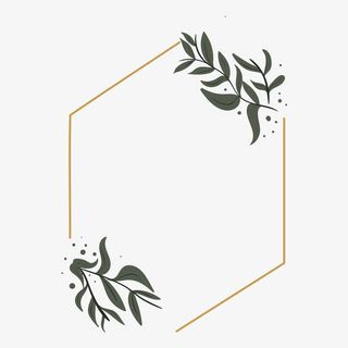 唯美清新绿植邀请函文本背景